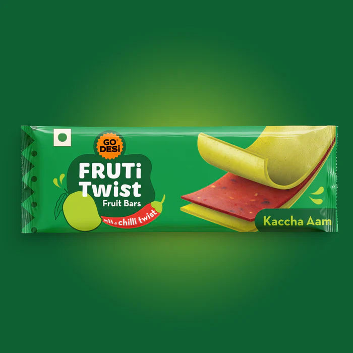 Fruiti Twist pack of 10 - kaccha aam - GO DESi