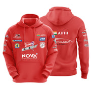 Ajith Kumar Racing Red Hoodie - Dudeme