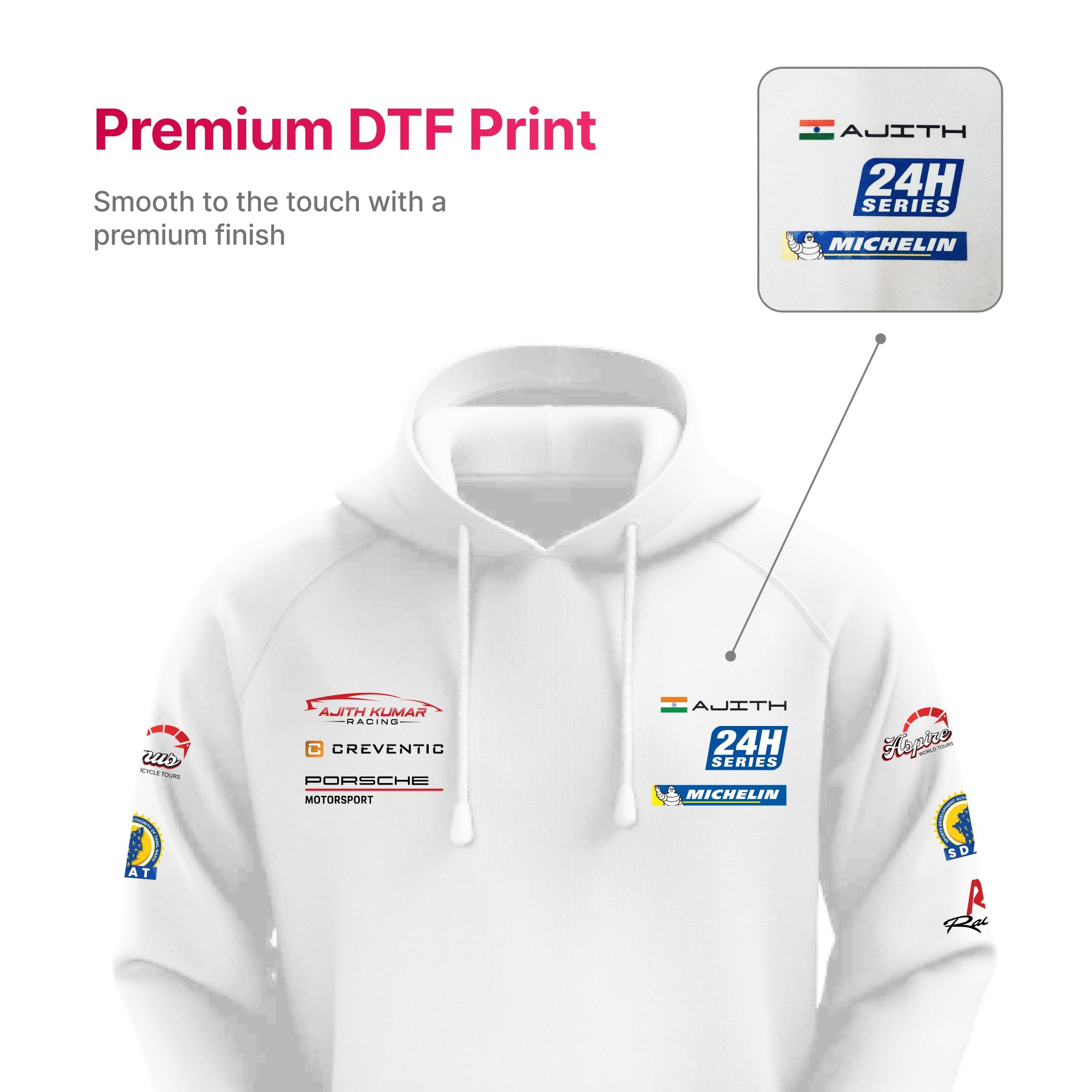 Ajith Kumar Racing Motorsport Fan Hoodie - Dudeme