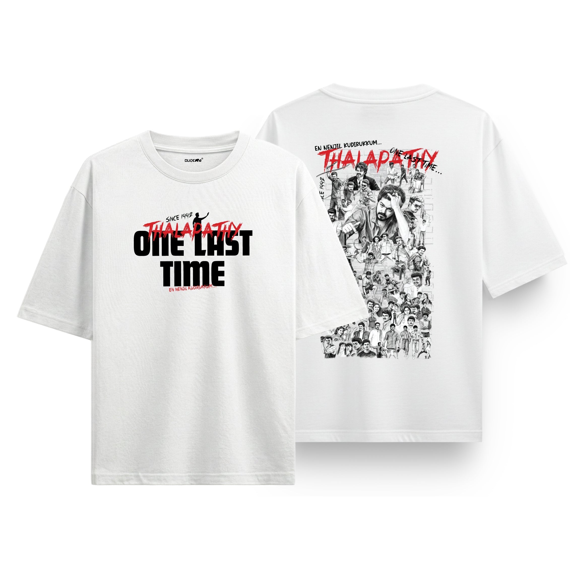 One Last Time Thalapathy Vijay T-Shirt - Dudeme