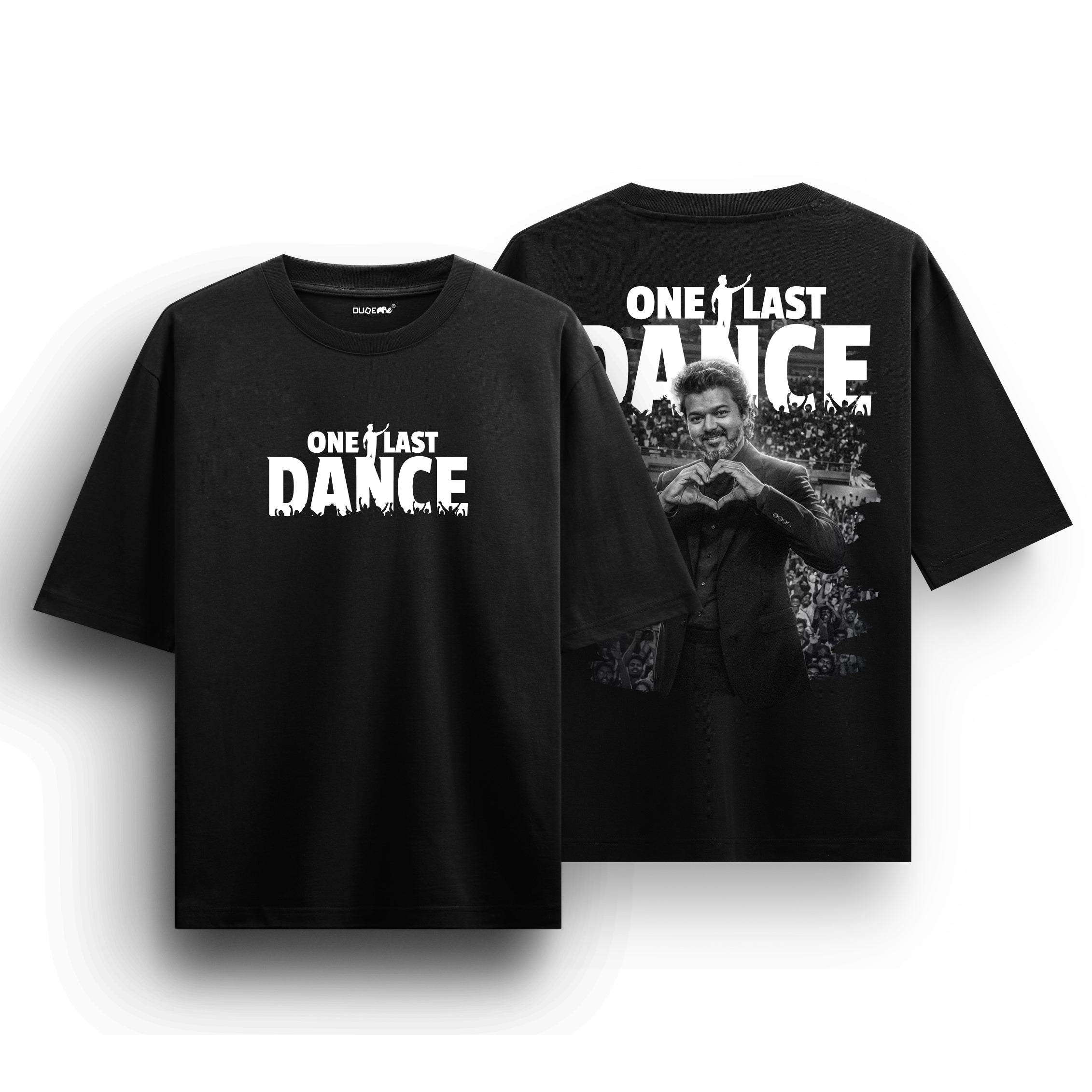 One Last Dance Thalapathy Vijay Black T-Shirt - Dudeme