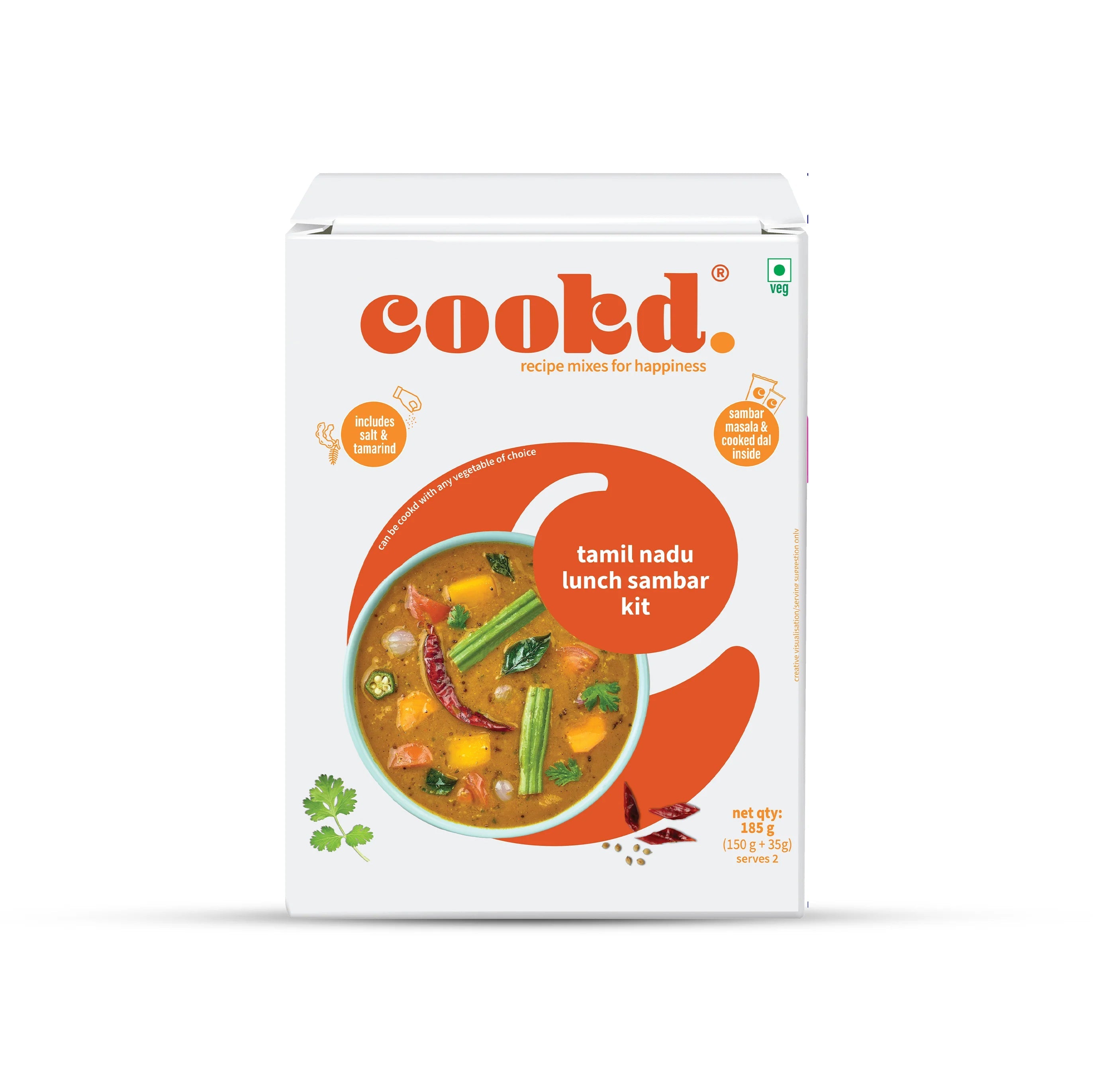 TamilNadu Lunch Sambar Kit - Cookd
