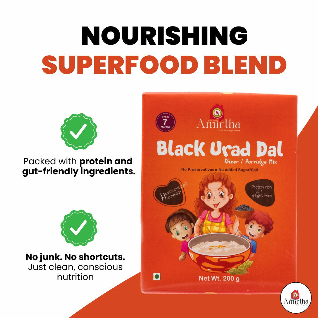 Black Urad Dal Mix - Amirtha Health Foods