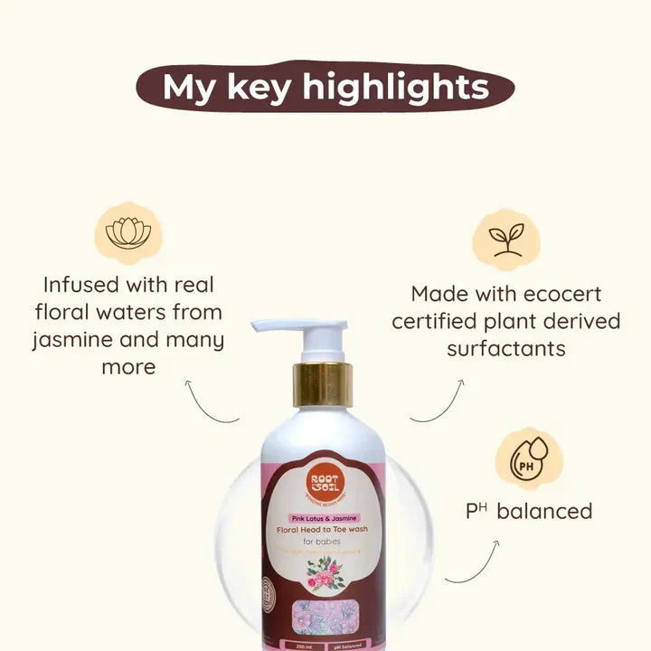Floral Baby Body Wash Root and Soil