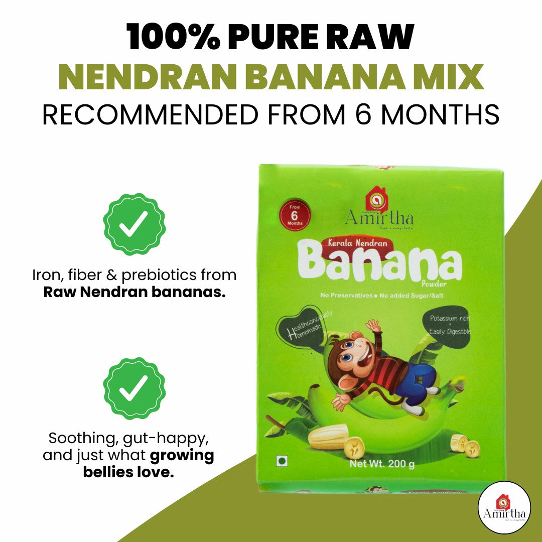 Kerala Nendran Raw Banana Mix - Amirtha Health Foods
