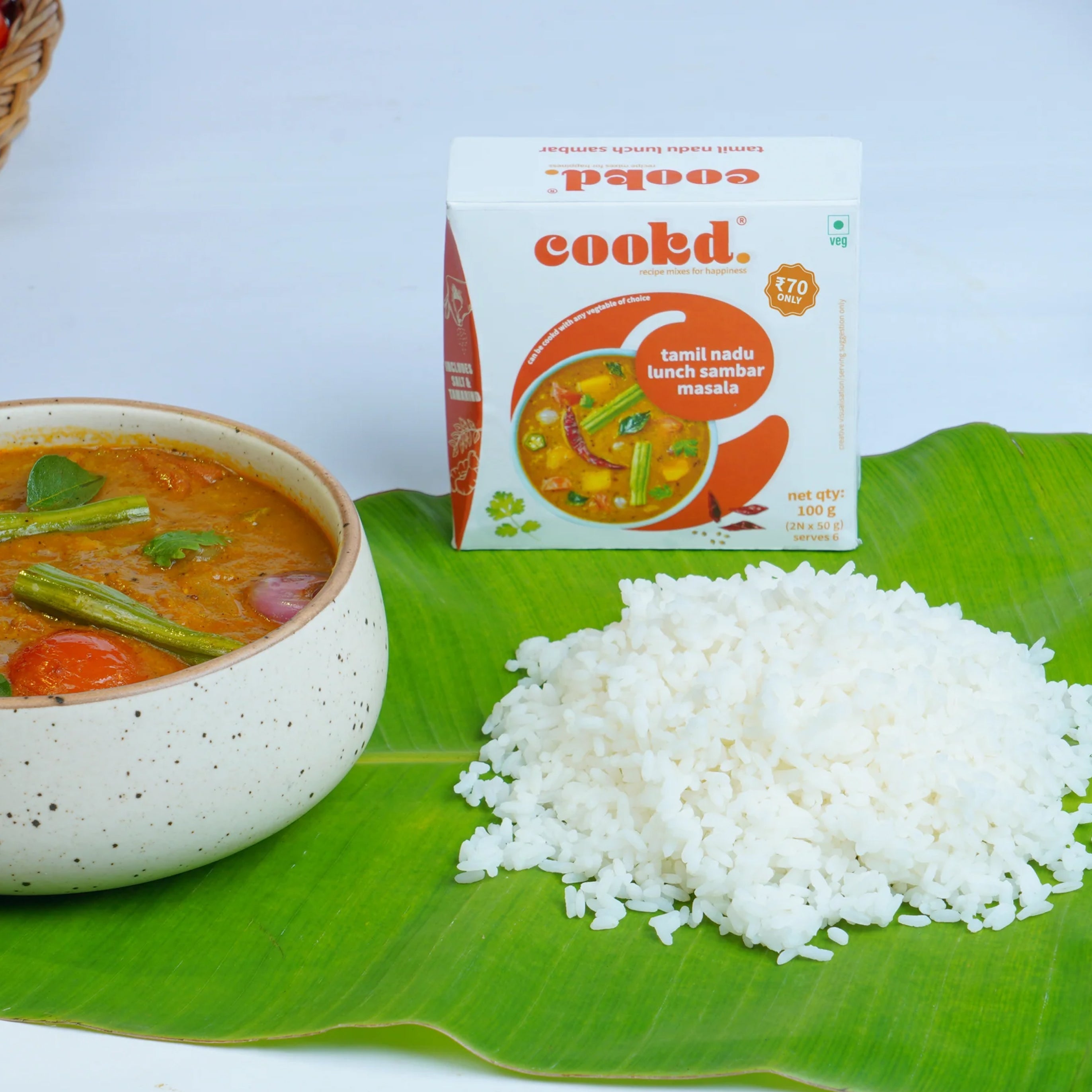 TamilNadu Lunch Sambar Masala - Cookd