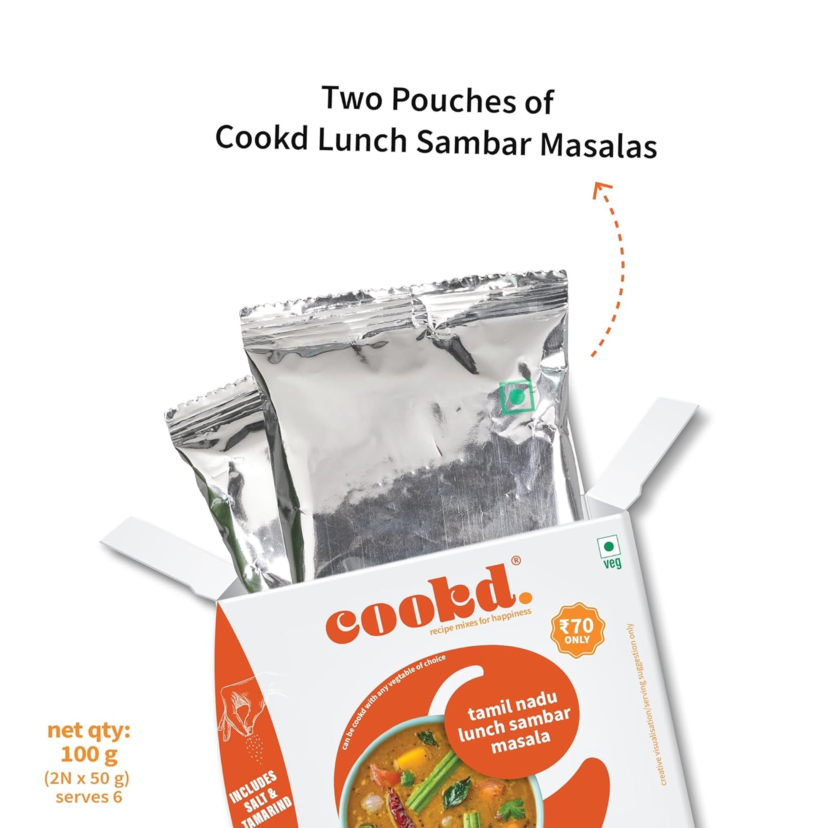 TamilNadu Lunch Sambar Masala - Cookd