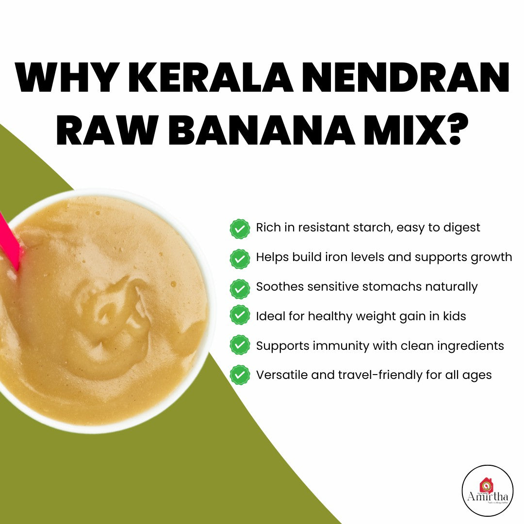 Kerala Nendran Raw Banana Mix - Amirtha Health Foods