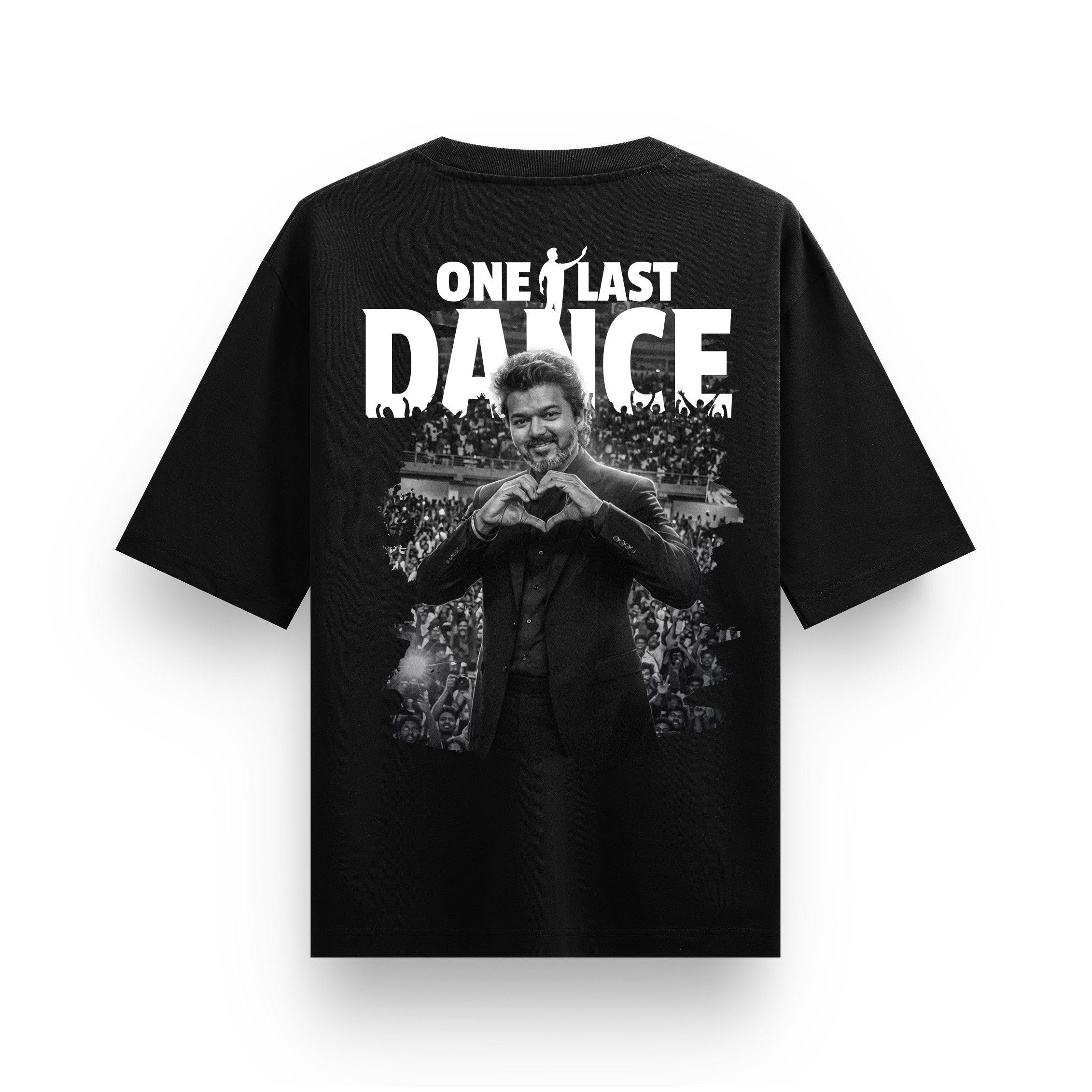 One Last Dance Thalapathy Vijay Black T-Shirt - Dudeme