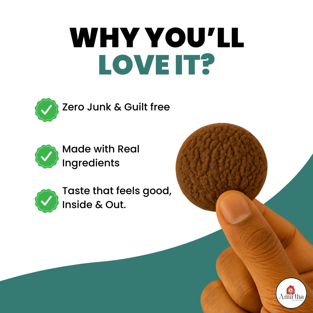 Little Millet & Walnut Butter Cookies - Amirtha Health Foods