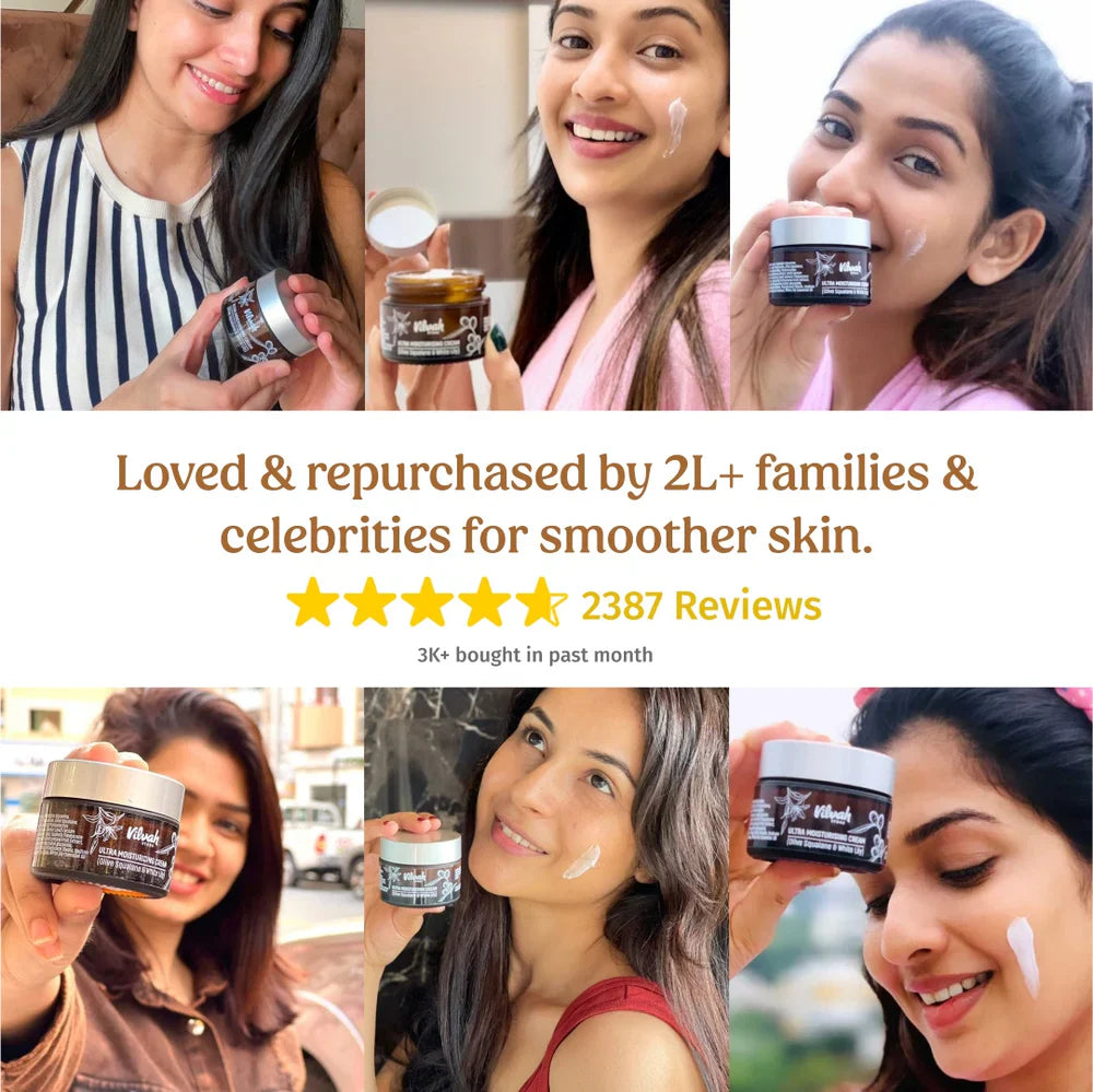 Ultra Moisturising Cream (Fine lines & Wrinkles) - Vilvah