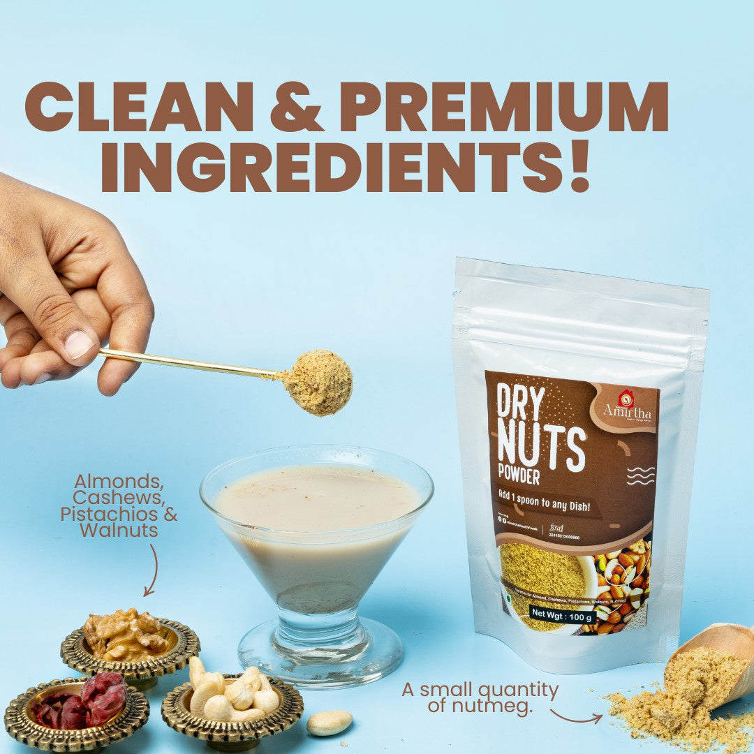 Dry Nuts Powder - Amirtha Health Foods
