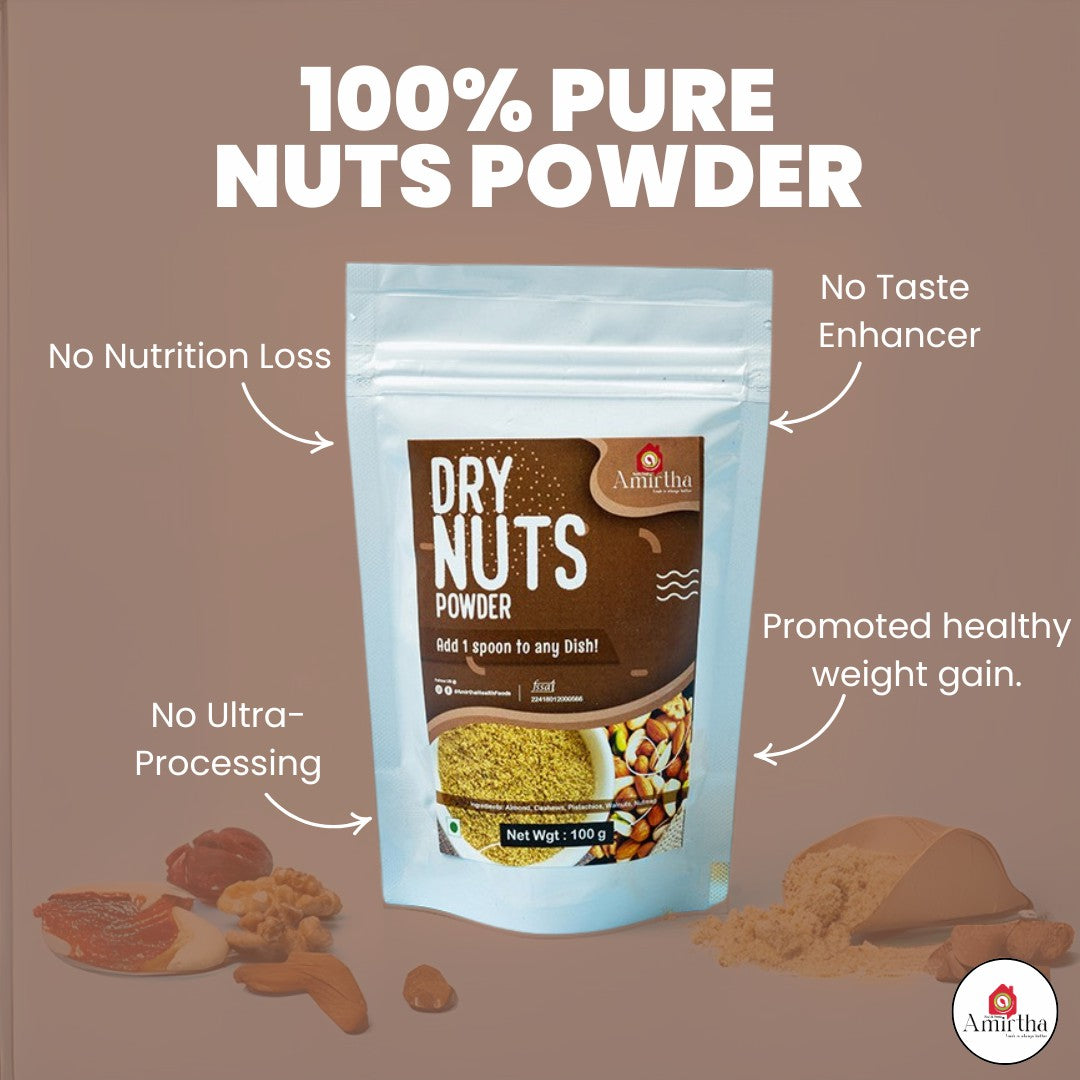 Dry Nuts Powder - Amirtha Health Foods