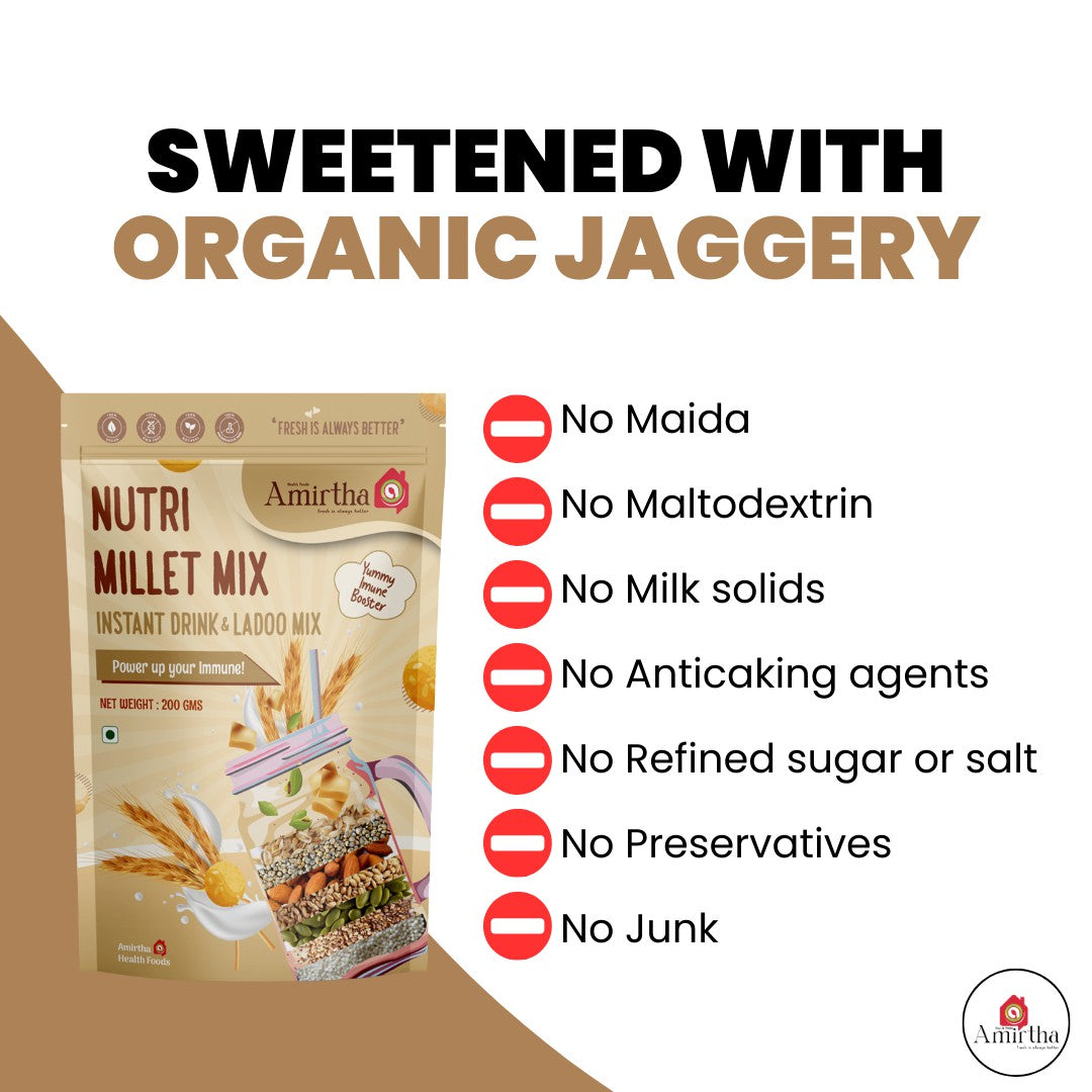 Nutri Millet Drink Mix - Amirtha Health Foods
