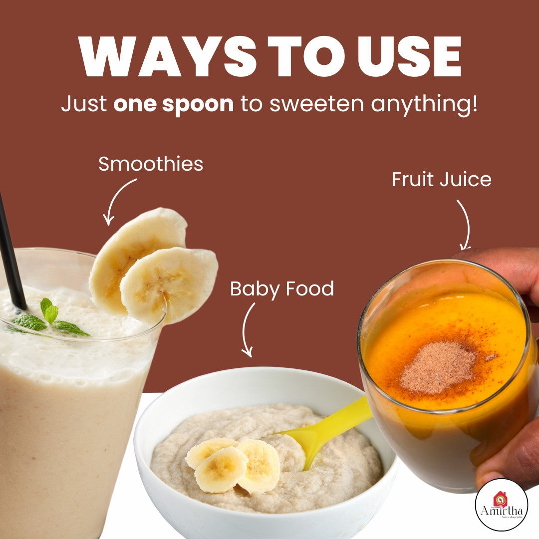 Dry Dates Powder - Amirtha Health Foods