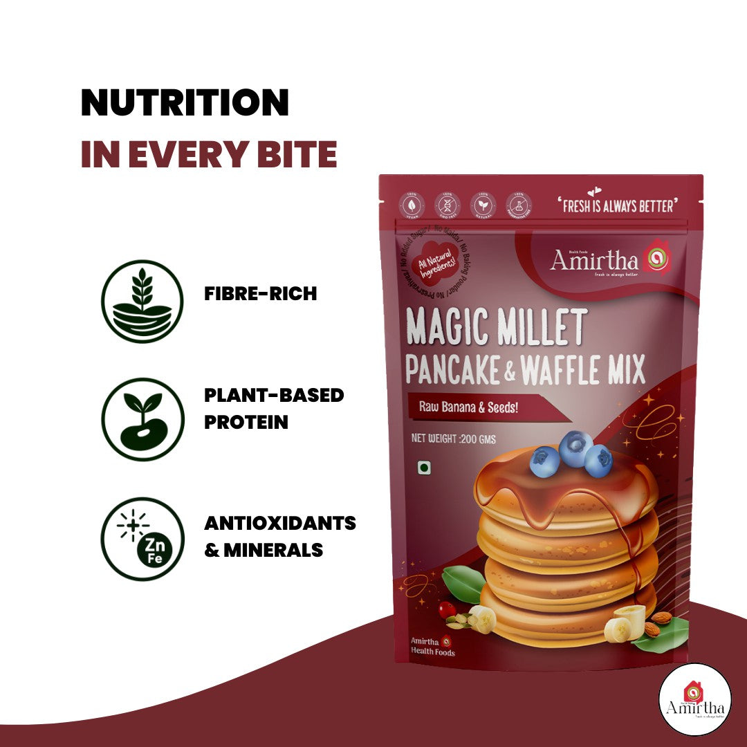 Magic Millet Pancake Mix - Amirtha Health Foods