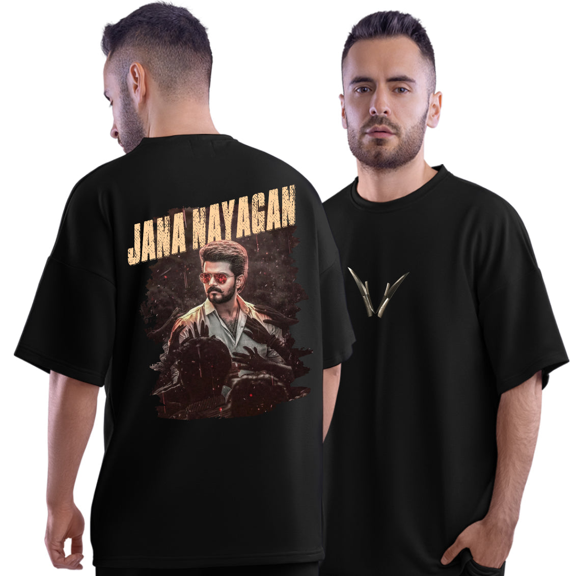 Jana Nayagan Thalapathy Vijay Oversized T-Shirt - Dudeme
