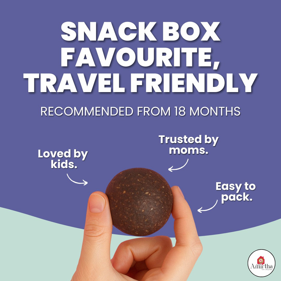 Sesame & Foxtail Millet Power Ladoos - Amirtha Health Foods