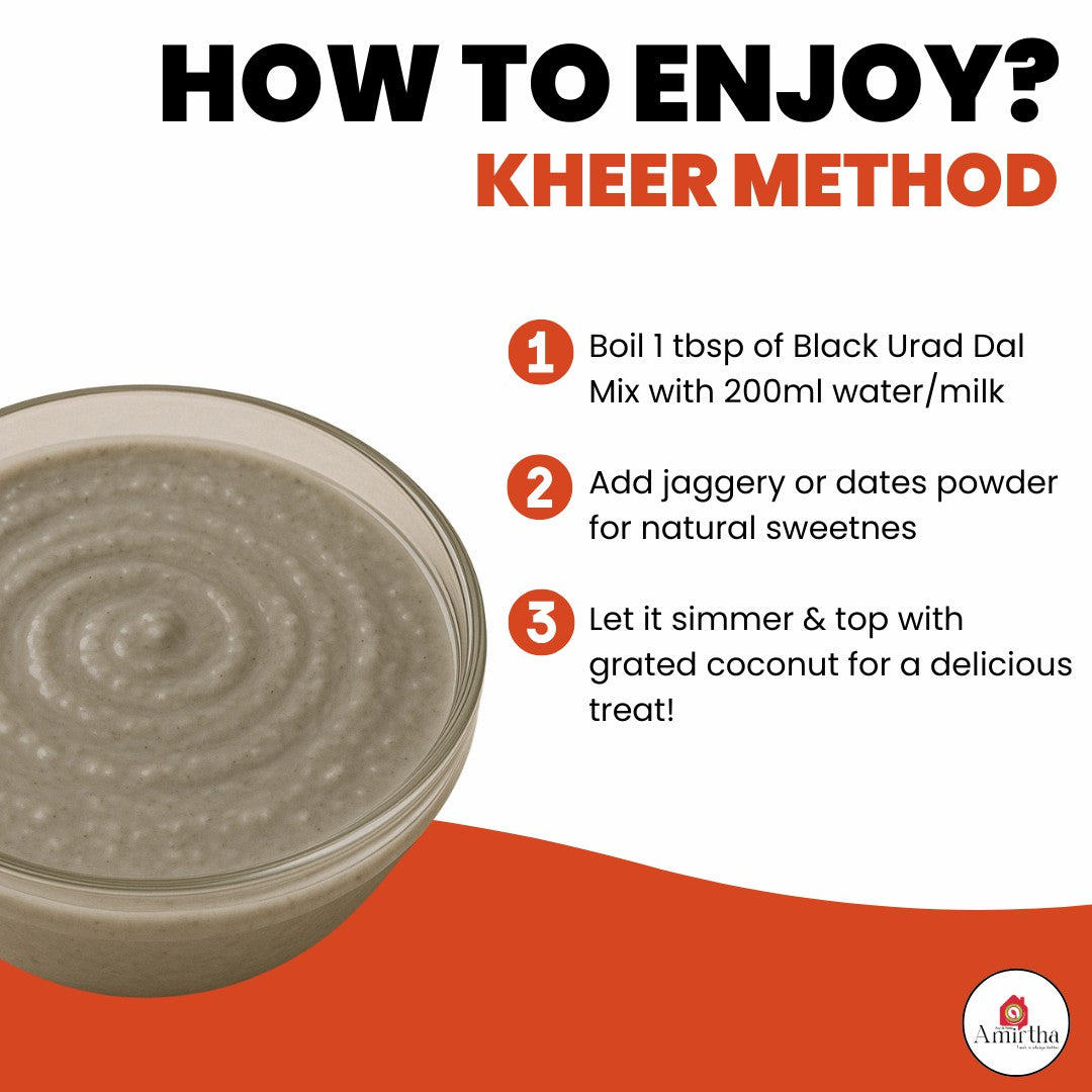 Black Urad Dal Mix - Amirtha Health Foods