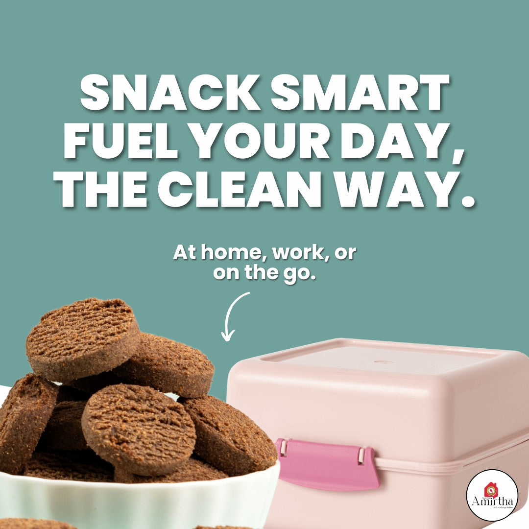 Little Millet & Walnut Butter Cookies - Amirtha Health Foods