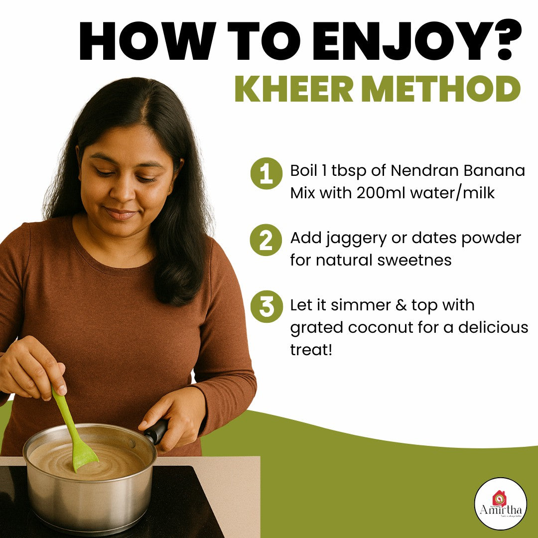 Kerala Nendran Raw Banana Mix - Amirtha Health Foods