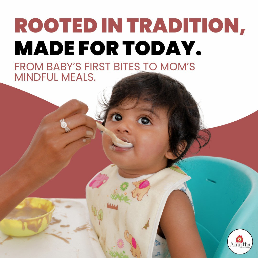 Sprouted Ragi Porridge Mix - 200g - Amirtha Health Foods