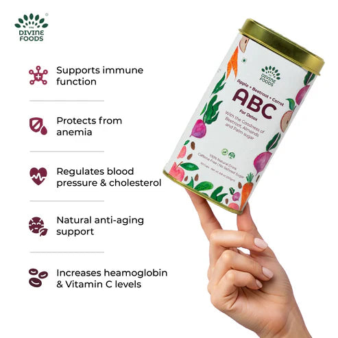 Natural ABC Latte Milk Mix For Skin Glow - Divine Foods