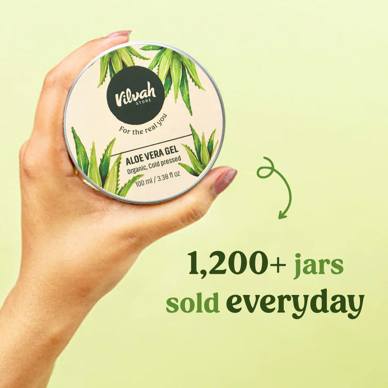 Aloe Vera Gel (Multi-Purpose Skin & Hair Care) - Vilvah