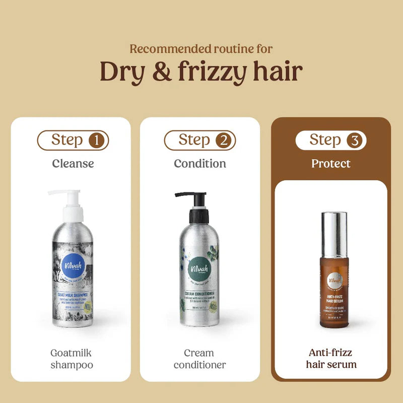 Anti-Frizz Hair Serum (Frizz Control) - Vilvah