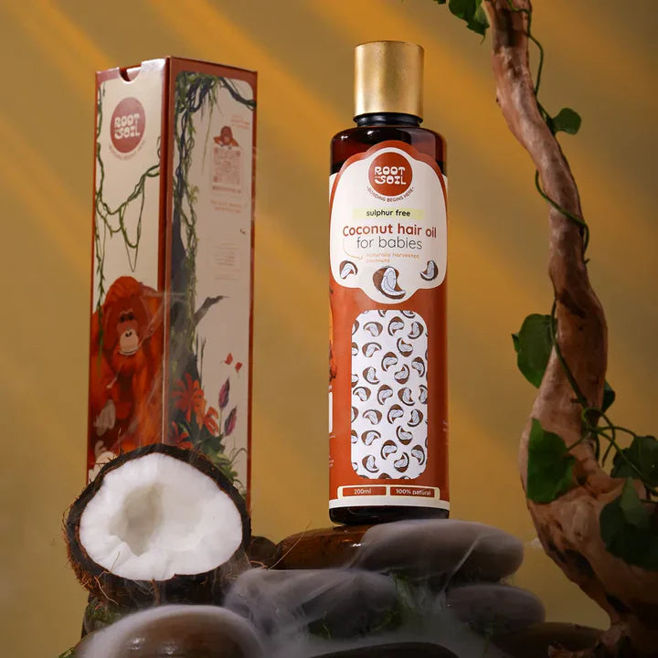 Coconut Hair Oil For Babies Root and Soil