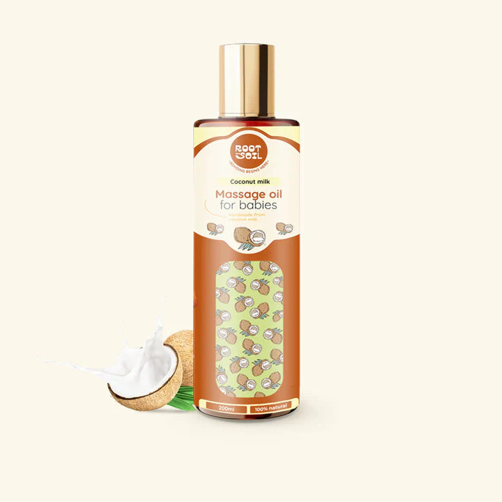 Coconut Milk Baby Massage Oil (Classic) Root and Soil