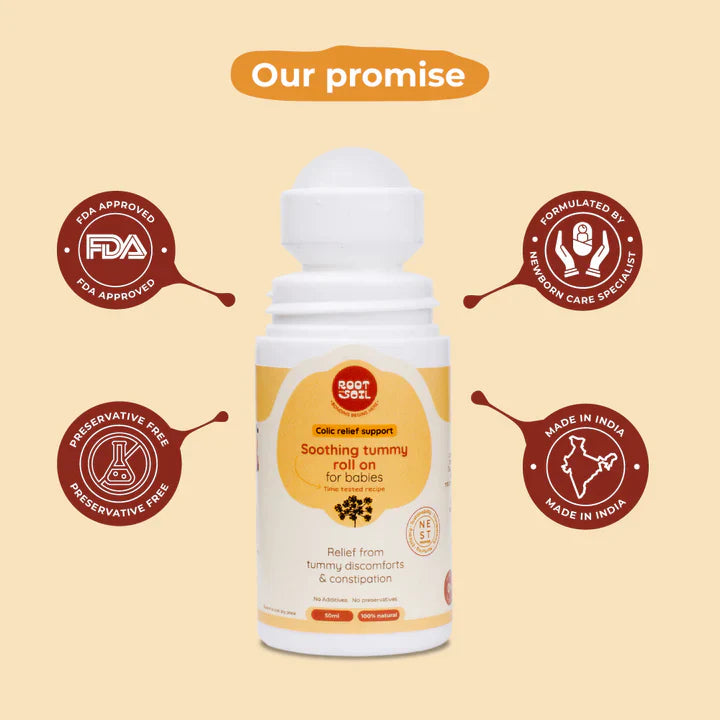 Colic Tummy Roll-On For Babies Root and Soil