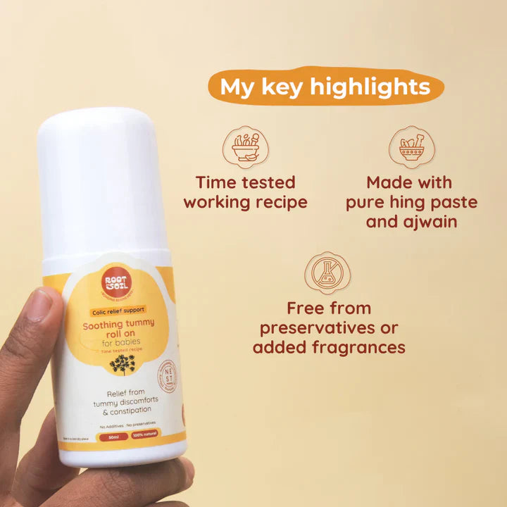 Colic Tummy Roll-On For Babies Root and Soil