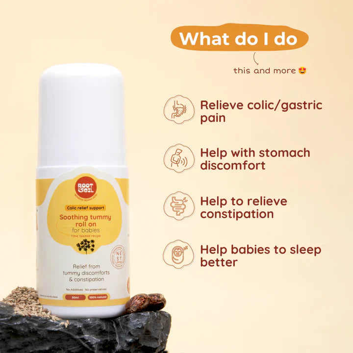 Colic Tummy Roll-On For Babies Root and Soil