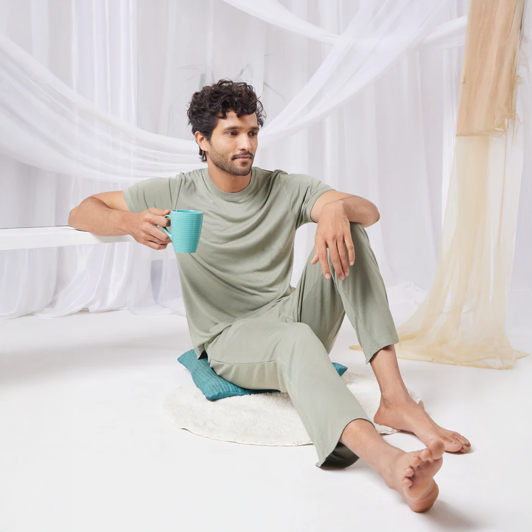 Urbanite Bamboo Pant(Laurel Green) - Soft Sleep