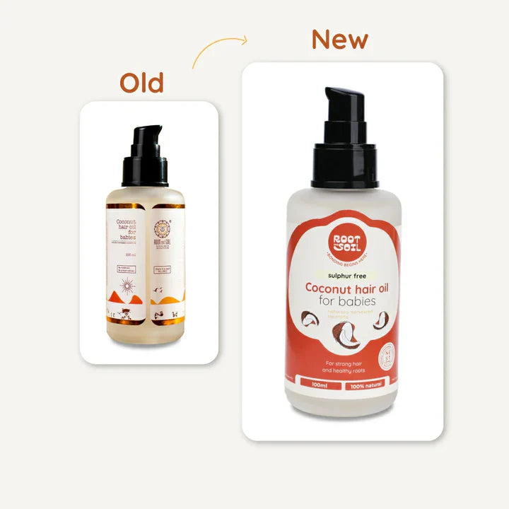Coconut Hair Oil For Babies Root and Soil