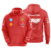 Lewis Hamilton Motorsport Red Hoodie - Dudeme