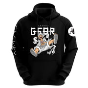 Luffy Gear 5 Black Unisex Anime Hoodie - Dudeme
