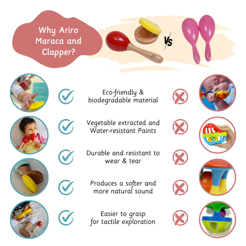 Maraca and Clapper - Ariro Toys