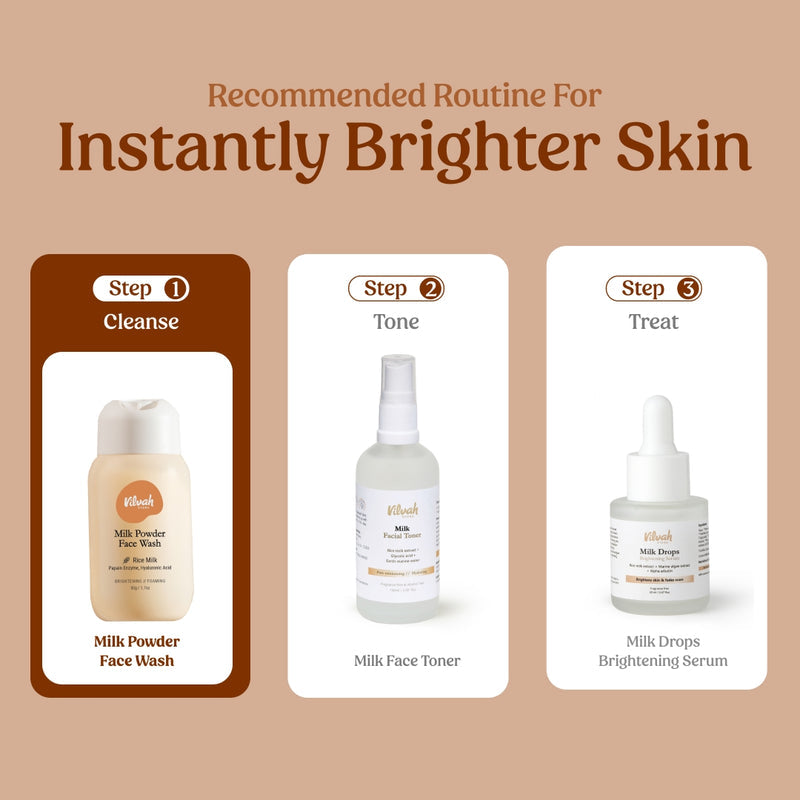 Milk Powder Face Wash - Vilvah