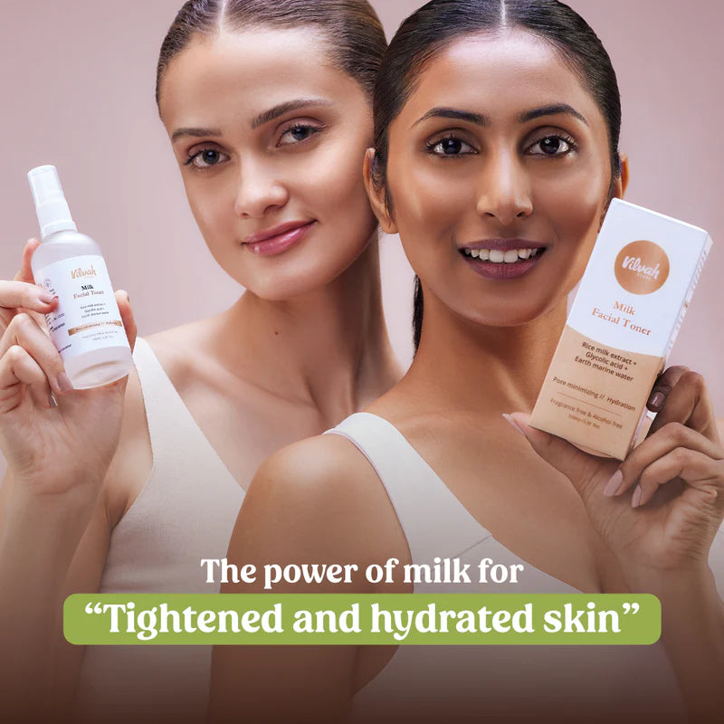 Milk Face Toner (Earth marine water - Pore minimise) - Vilvah