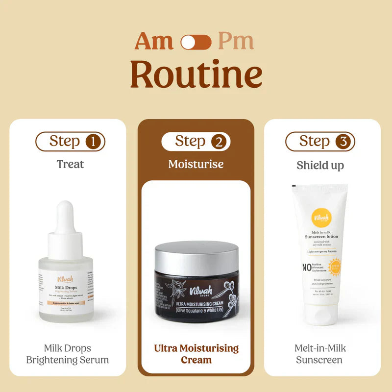 Ultra Moisturising Cream (Fine lines & Wrinkles) - Vilvah