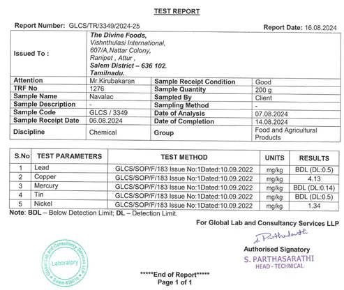 Navalac Mix- 9 Millets In One- Divine Foods