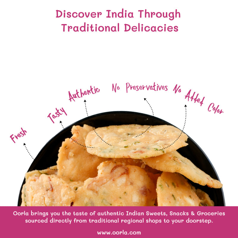 Onion Thattai - Oorla