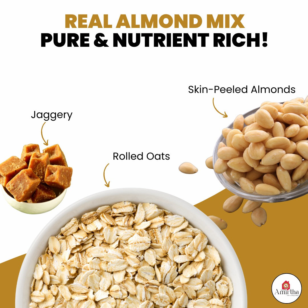 Real Almond Milk Instant Mix - Amirtha Health Foods