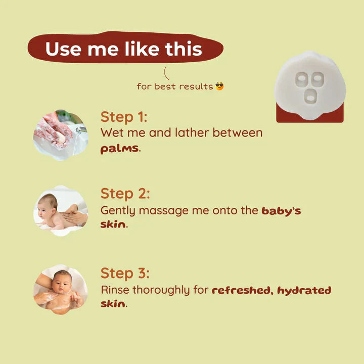 Tender Coconut Bathing Bar For Babies Root and Soil