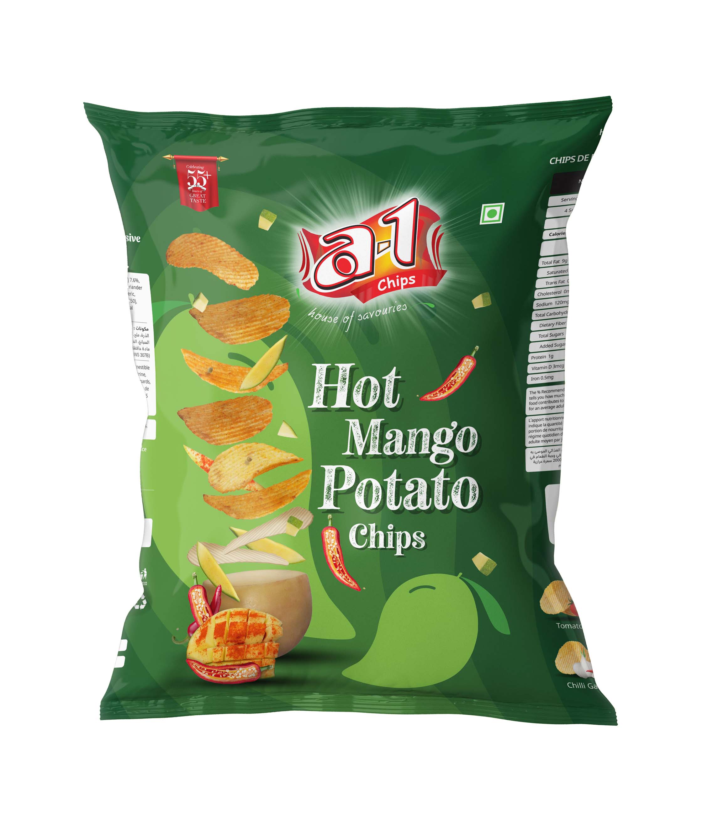 Potato Chips Chilly Mangai - A1 Chips