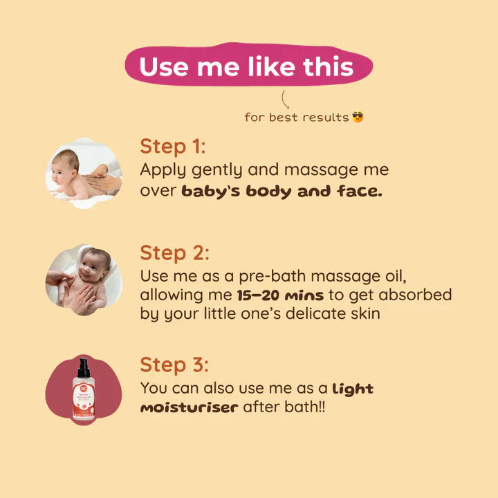 Petal Soft Massage Oil for Babies Root and Soil