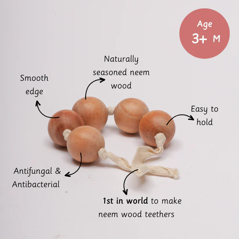 Wooden Grasping beads - Ariro Toys