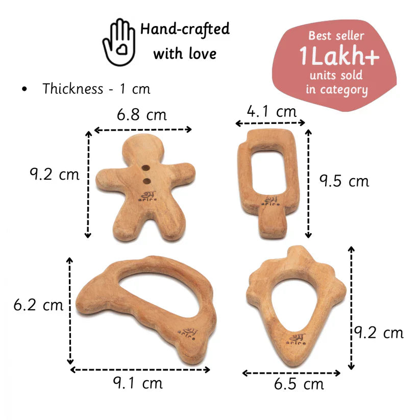 Wooden Teethers - Treats - Ariro Toys